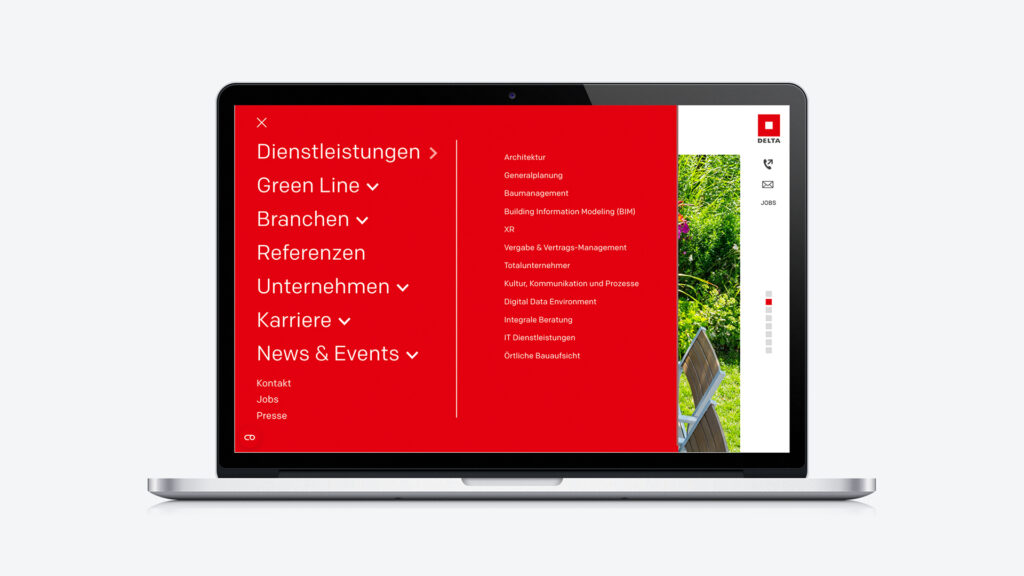 Menu Delta
